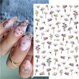 ELLEA NAIL F199 Çiçekli Tırnak Stıcker