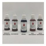 Ellea Naıl Kalıcı Makyaj ve Microblading Boyası Kaş Için Set 5 Renk (Black, Brown, Light Brown, Chocolate Brown, Dark Brown)