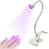 Ellea Nail Masaya Sabitlemeli Uv LED Kurutucu Akrobat Lamba - Beyaz
