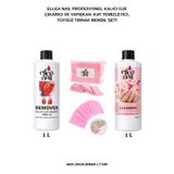 ELLEA NAIL Profesyonel Kalıcı Oje Çıkarıcı ve Yapışkan Kat Temizleyici Tüysüz Tırnak Mendil Seti