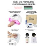 Ellea Nail Protez Tırnak Cihaz Seti Strong 210 & Tırnak Toz Toplama & X26 Max Uv 81 Led & Mini Sterilizatör