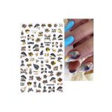 Ellea Nail Tropikal Yaprak Desenlı Tırnak Stıcker