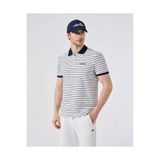 Ellesse Çizgili Beyaz Erkek Polo Yaka T-shirt 6Sm5020