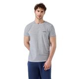 Ellesse Çizgili Regular Fit Bisiklet Yaka T Shirt Erkek T SHİRT 6SM5021