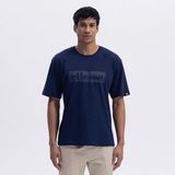 Ellesse EM390-NV Oversize Tee Erkek T-Shirt - Lacivert - XL