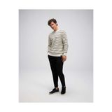 Ellesse Erkek Sweatshirt, Çizgili, Bej, S Beden