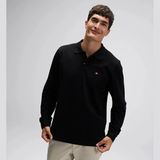 Ellesse Kadın Düz Desenli Polo Sweatshirt 2025 Sonbahar-Kış Sezonu Rahat Kesim - Black
