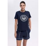 Ellesse Kadın Tişört Ef444-Nv,Lacivert Xs
