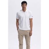 Ellesse Pamuk Karışımlı Regular Fit Yarım Fermuarlı Polo Yaka T Shirt Erkek Polo Yaka T Shirt EM493 - Beyaz