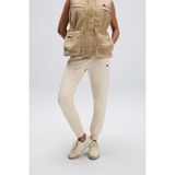 Ellesse Pamuklu Regular Fit Normal Bel Ribanalı Paça Eşofman Altı Bayan Eşofman Altı EF532 - XS - Bej