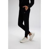 Ellesse Pamuklu Regular Fit Normal Bel Ribanalı Paça Eşofman Altı Bayan Eşofman Altı EF568 - Siyah