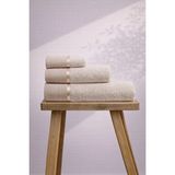 Ellia Soft %100 Pamuklu 3 Parça Dantelli Banyo Havlu Seti Hamam Takımı Çeyiz Seti - Standart - Çok Renkli