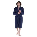 Ellia Soft %100 Pamuklu Yumuşak Pike Kimono Kutulu Erkek Yazlık Bornoz