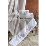 Ellia Soft Carmen 3 Parça Havlu Seti | %100 Pamuklu | Kutulu Hamam Takımı | Çeyiz Seti | Lüks Banyo Havlusu