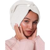 Ellia Soft Hair Kalın Mikrofiber Saç Kurutma Bonesi Saç Havlusu Saç Kurulama Havlusu Beyaz - Standart