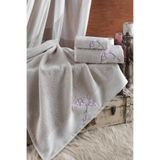 Ellia Soft Victory 3 Parça Havlu Seti | %100 Pamuklu | Kutulu Hamam Takımı | Çeyiz Seti | Lüks Banyo Havlusu