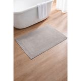 Ellia Soft Wilaya Banyo Paspası Ayak Havlusu %100 Pamuklu Kalın Doku Açık Gri 50x70 cm