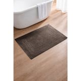 Ellia Soft Wilaya Banyo Paspası Ayak Havlusu %100 Pamuklu Kalın Doku Antrasit 50x70 cm