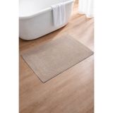 Ellia Soft Wilaya Banyo Paspası Ayak Havlusu %100 Pamuklu Kalın Doku Bej 50x70 cm