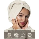 Ellia Soft Zarif Bone Hair Kalın Mikrofiber Saç Kurutma Bonesi Saç Havlusu Saç Kurulama Havlusu Krem - Standart
