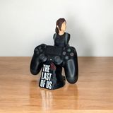Ellie Figürlü Ps4/ps5 Kol Tutucu – The Last Of Us Temalı Oyun Aksesuarı | 3D Baskı Stand - Siyah - Beyaz