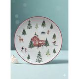 Elly House Winter Time 6lı Pasta Tabağı 19,5cm