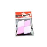 Elly Yuzfs0009 4Lü Mor Pembe Kare Fondöten Süngeri