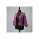 eL&Ma Design El Örgüsü Koyu Pembe Kadın File Hırka HRKA792691525