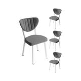 Elma Sandalye 4 Adet- Mutfak, Balkon, Kafe Ve Restoran Sandalyesi