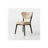 Elma Sandalye Modern Kadife Kapitone Sırtlı Mutfak Yemek Odası Balkon Kafe Sandalyesi 85 Cm