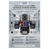Elma Shop Ioma -SG406 4 Lens - 1 Ptz - 1 Aydınlatma 4g Solar Camera