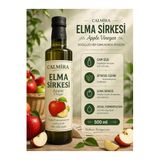 Elma Sirkesi 500 ml - Doğal Fermantasyon Apple Cider Vinegar - Dinlendirilmiş içimlik
