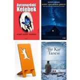 Elma Yayınevi Avcunuzdaki Kelebek - Ahmet Şerif Izgören + Kuzey Işıklarının Şarkısı + Telefon Tutucu + Bir Kar Tanesi