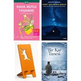 Elma Yayınevi Daha Mutlu Yaşamak - Tal Ben-Shahar + Kuzey Işıklarının Şarkısı + Telefon Tutucu + Bir Kar Tanesi