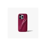 ELMALI STORE “ Cam Hediye “ Rhode Summer Premium Silikon Lip Case Telefon Kılıfı + Ruj Bordo iPhone 14 Pro Max ile uyumlu