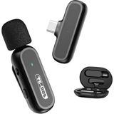 Elmalı Store Te Dos Usb-C Type-C Bağlantı Aparatlı Android iPhone iPad Tablet Uyumlu Youtuber Influencer Yaka Mikrofonu - Siyah