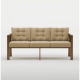 Elmas 3'lü (Cappuccino) Metal Gövde Balkon-Bahçe-Kafe,çay Seti,koltuk Takımı,oturma Grubu,ofis Koltuğu - Çok Renkli