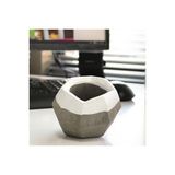Elmas Beton Saksı 03 Gri - - - --