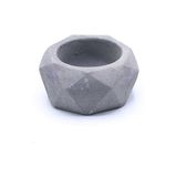 Elmas Beton Saksı 05 Gri - - - --