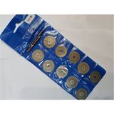 Elmas Disk Sehpare Dramel Uyumlu 10 Adet 30 mm 12 Parça - Altın