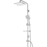 Elmas Duş Fresh Tepe Başlıklı Duş Seti - (22.5 x 22.5 cm)Fresh Krom El Duşu