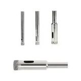 Elmas Kaplı Cam, Fayans Delme Ucu, 4'Lü Set 8, 10, 12, 14 Mm