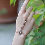 Elmas Montür Mekik Model Rose Gold Kaplama Gümüş Şahmeran
