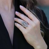 Elmas Montür Modeli Rose Gold Gümüş Yüzük
