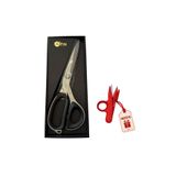 Elmas PİN 7250 Orijinal Profesyonel Japon Tipi Kumaş Kesim Makası (Hediyeli)