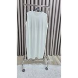 Elmas Tesettür Kadın Tesettür Giyim Uzun Kurtarıcı Içlik Elbise - Beyaz - XL