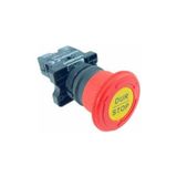Elmax 40 mm Mantar Butonlar Lay5 (Db2) ES542 Kırmızı 1nc Q40 mm Acil Stop Mantar