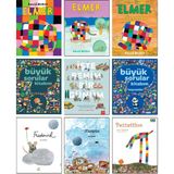 Elmer + Elmer Sel Baskını + Elmer Rüzgarda + Büyük Sorular Kitabım + İşte Benim Bir Günüm + Büyük Sorular Kitabım Hayvanlar + Frederick + Yüzyüz + Pezzetino - 9’lu Çocuk Öykü Seti