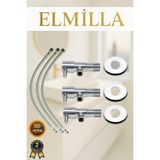 ELMİLLA Çubuklu Taharet Musluğu Seti 3 Lü