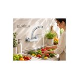 elmilla Duvardan SICAK-SOĞUK Su Girişli Mutfak-Banyo Lavabo Bataryası Çeşmesi Musluğu PREMIUM KALİTE